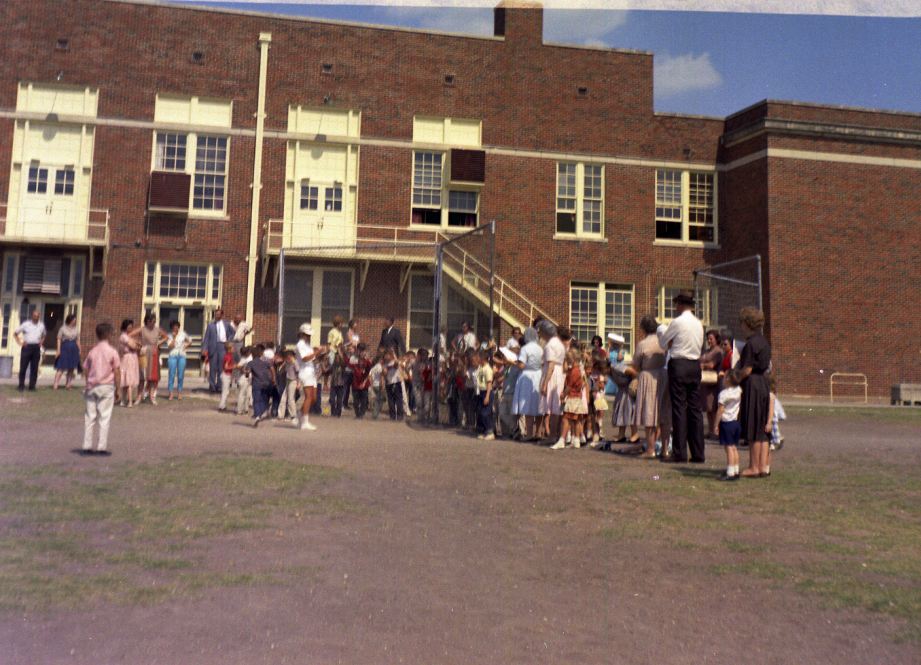 Rosemont School, west side (back) circa 1964